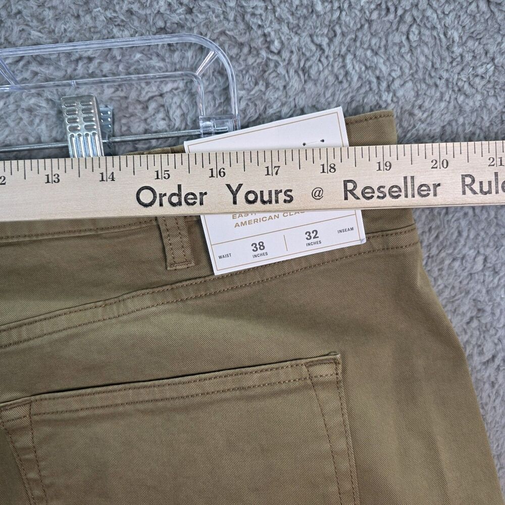 Flint and Tinder 365 Straight Fit Khaki Performance Stretch Jean Pants 38x32 NEW - Picture 10 of 12